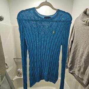 Ralph Lauren Vibrant Blue Crewneck Sweater
